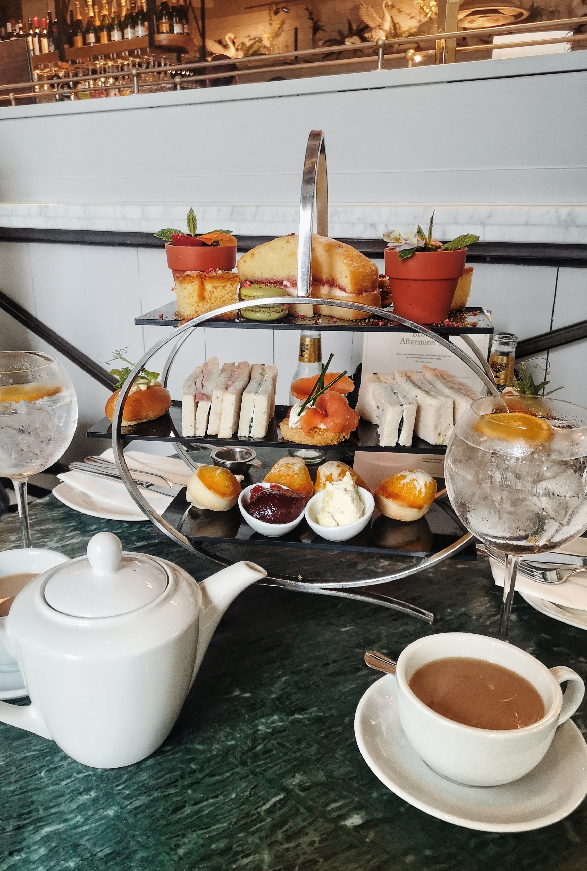 REVIEW: BROWNS BIRMINGHAM G&T AFTERNOON TEA